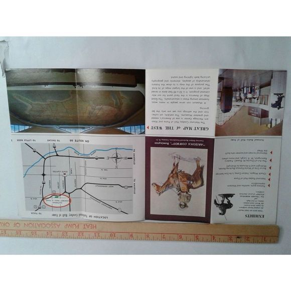 National Cowboy Hall of Fame and Western Heritage Center Oklahoma Map - Picture 3 of 6